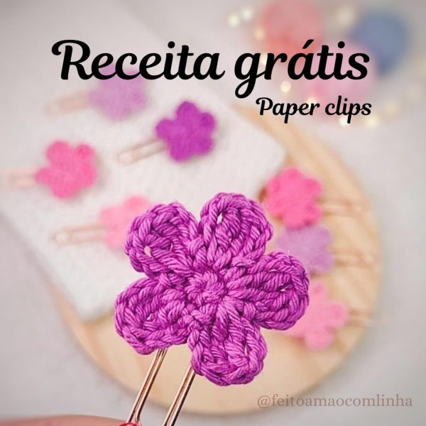 PDF Paper Clips - Flor (Arquivo Digital)